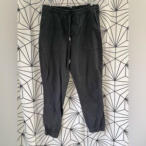 Athleta Black Jogger Sweatpants with Elastic Waistband